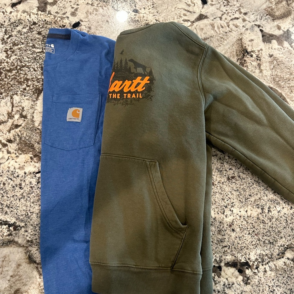 Carhartt tee and hoodie